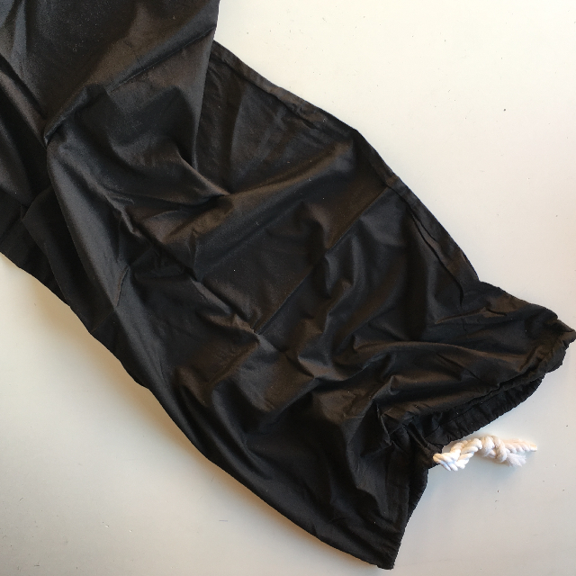 BODY BAG, Black Cotton Drawstring